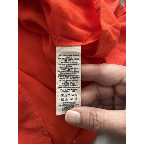 Free People Mockingbird Mesh Inset Empire Waist Mini Dress Womens Size 6 NWT - Picture 9 of 11